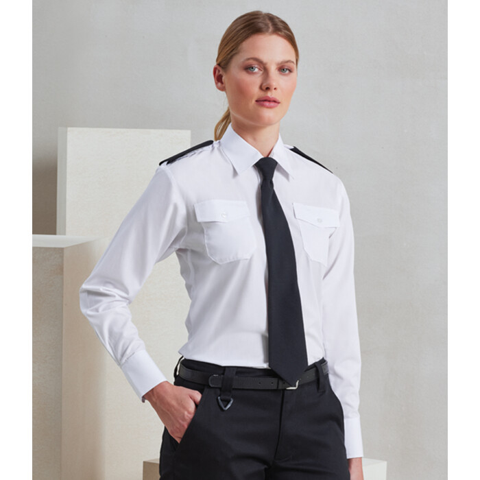 Ladies Long Sleeve Uniform Shirt Thumbnail