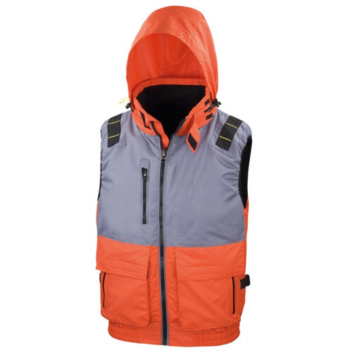 Work-Guard x-over microfleece lined gilet Thumbnail