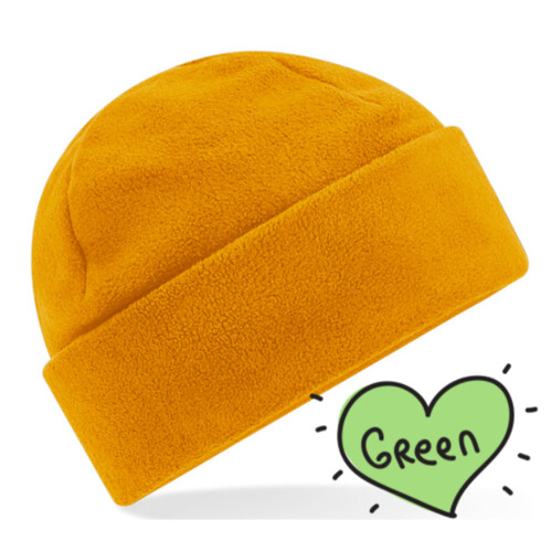 Recycled fleece cuffed beanie Thumbnail