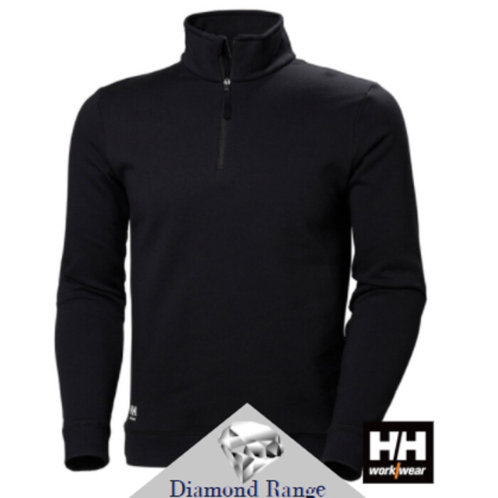 Manchester Half Zip Sweatshirt Thumbnail