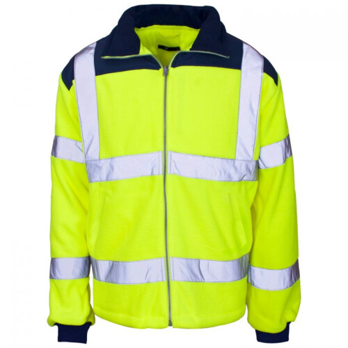 Hi Vis Rain Patch Fleece Jacket Thumbnail