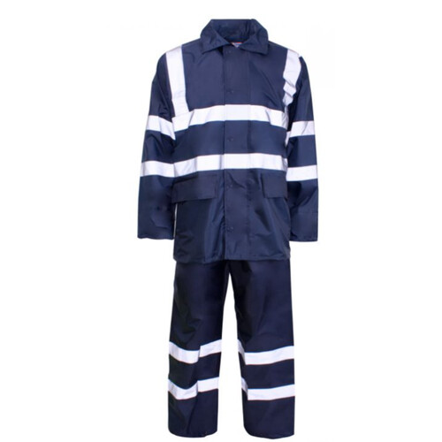 Polyester/PVC Reflective Rain suit Thumbnail