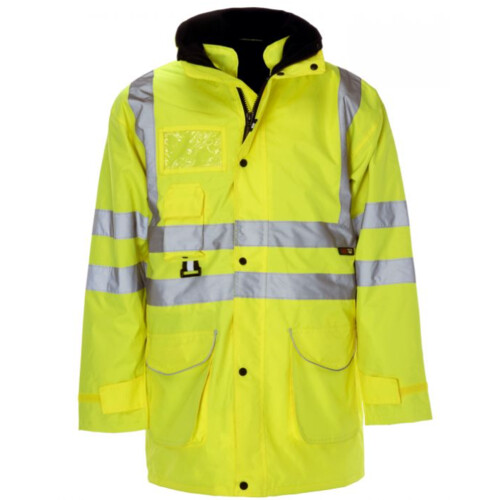 Hi Vis Yellow 7 in 1 Parka Thumbnail