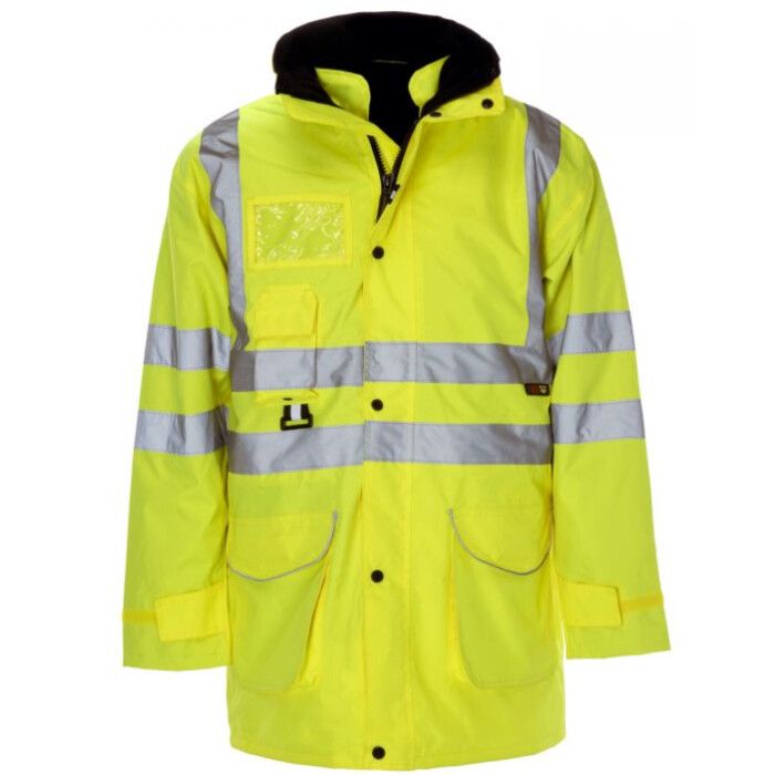 Hi Vis Yellow 7 in 1 Parka Thumbnail